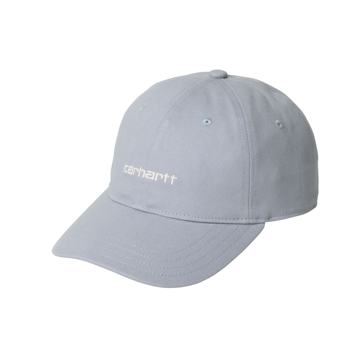 Carhartt WIP Canvas Script Cap - Mirror / White