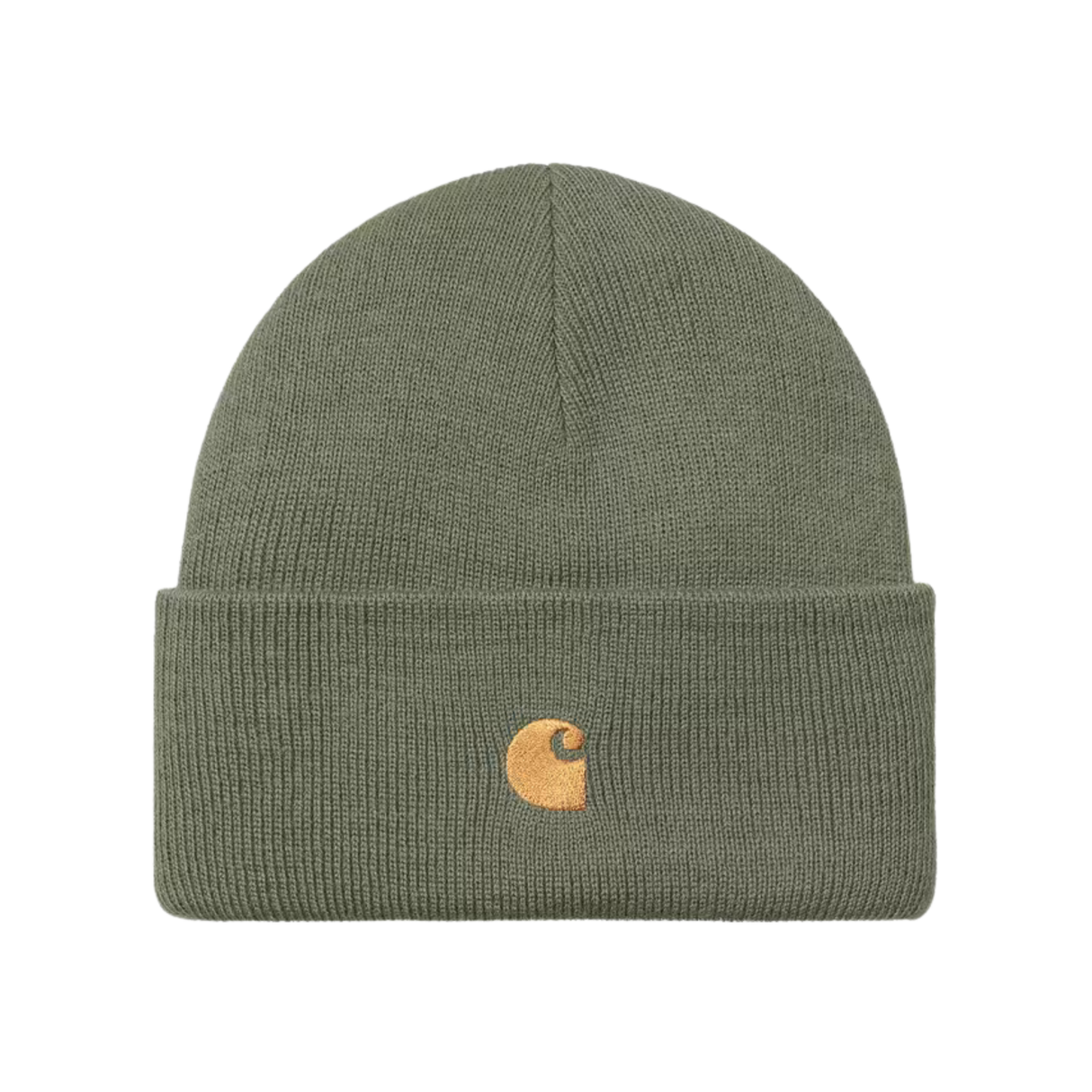 Carhartt WIP Chase Beanie - Leaf / Gold