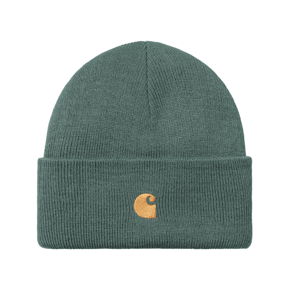Carhartt WIP Chase Beanie - Silver Pine / Gold