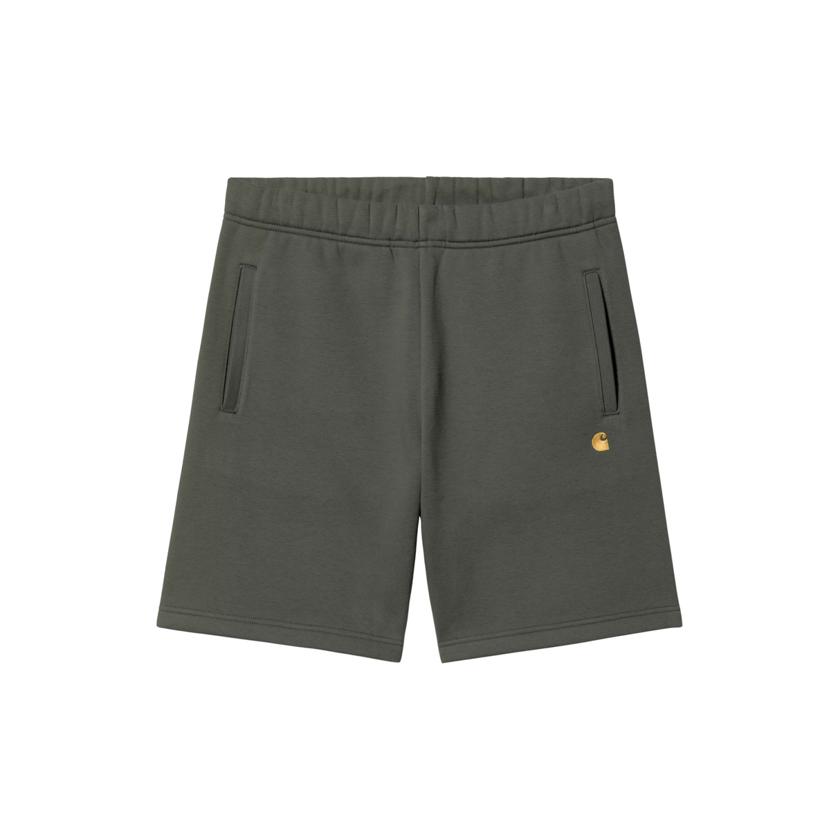 Carhartt WIP Chase Sweat Shorts - Leaf / Gold