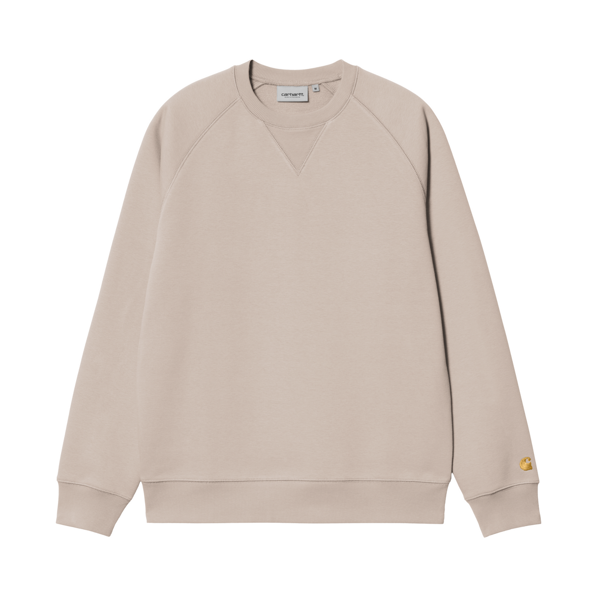 Carhartt WIP Chase Sweatshirt - Dusky Beige / Gold
