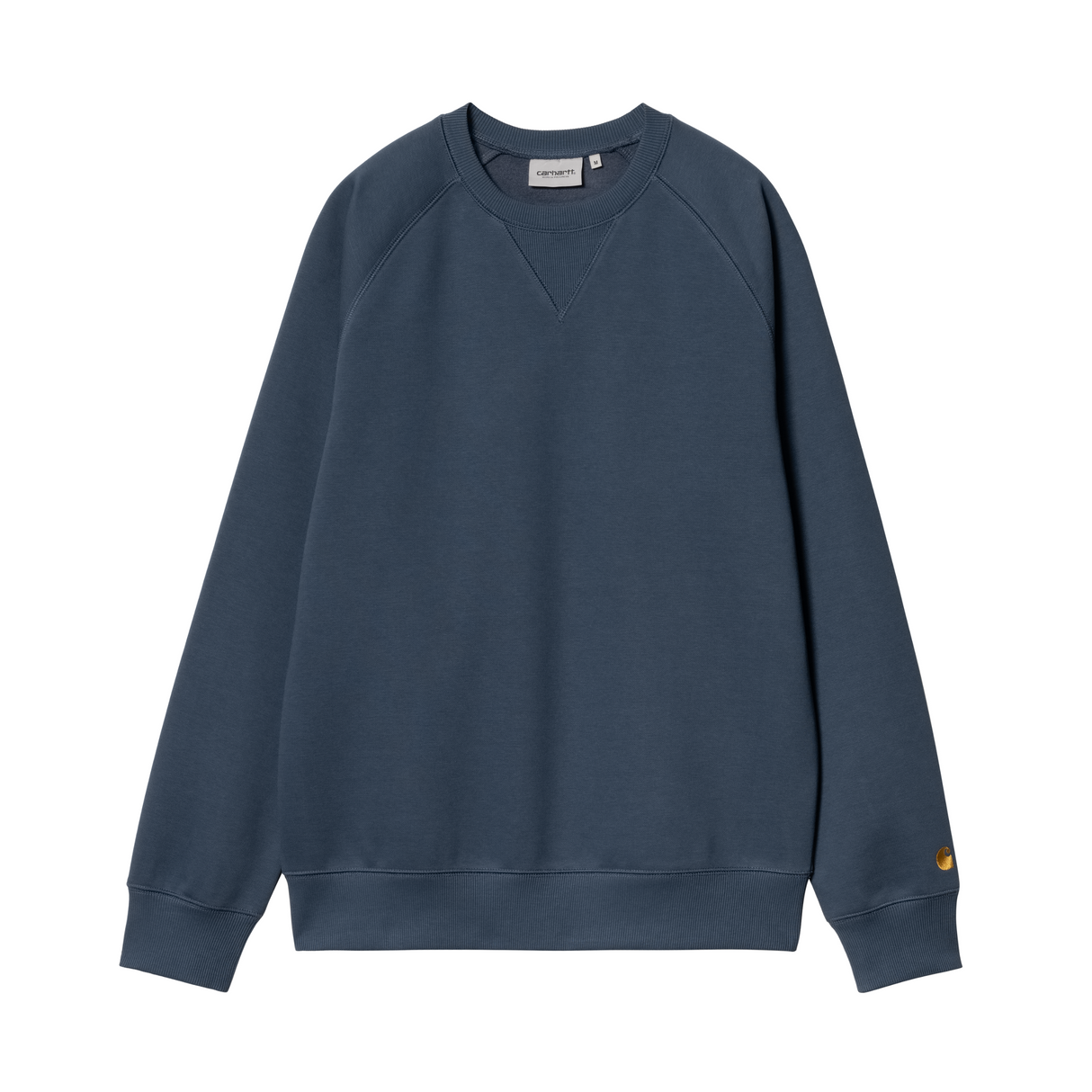 Carhartt WIP Chase Sweatshirt - Dusky Blue / Gold