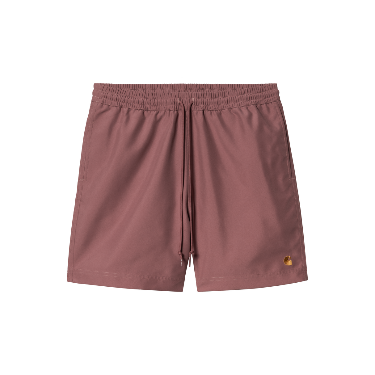 Carhartt WIP Chase Swim Trunks - Dusky Pink / Gold