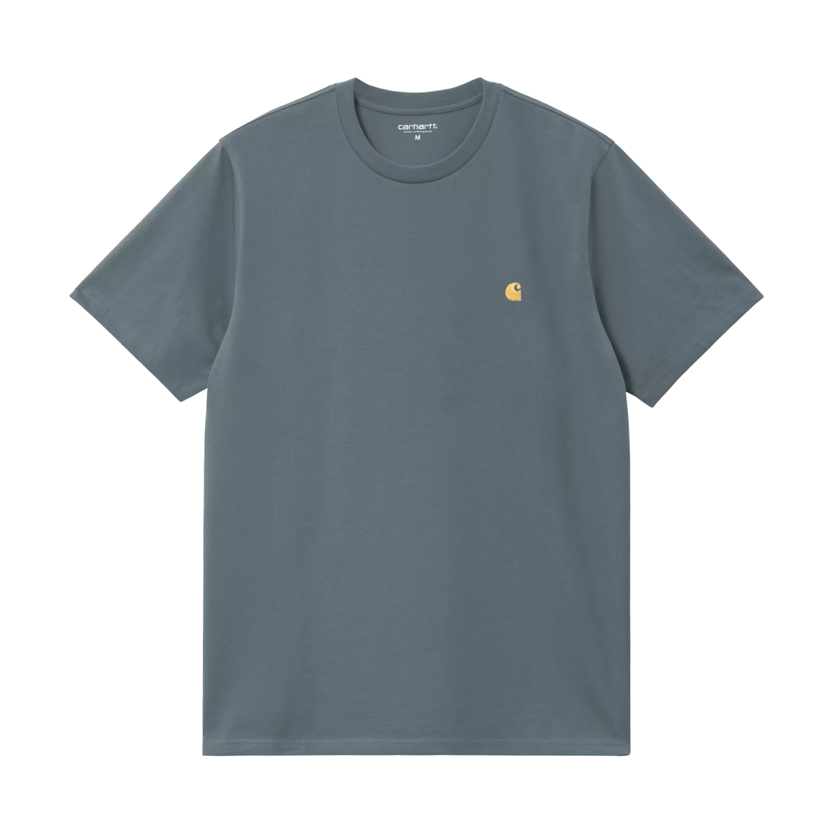 Carhartt WIP Chase T-Shirt - Cozy Blue / Gold
