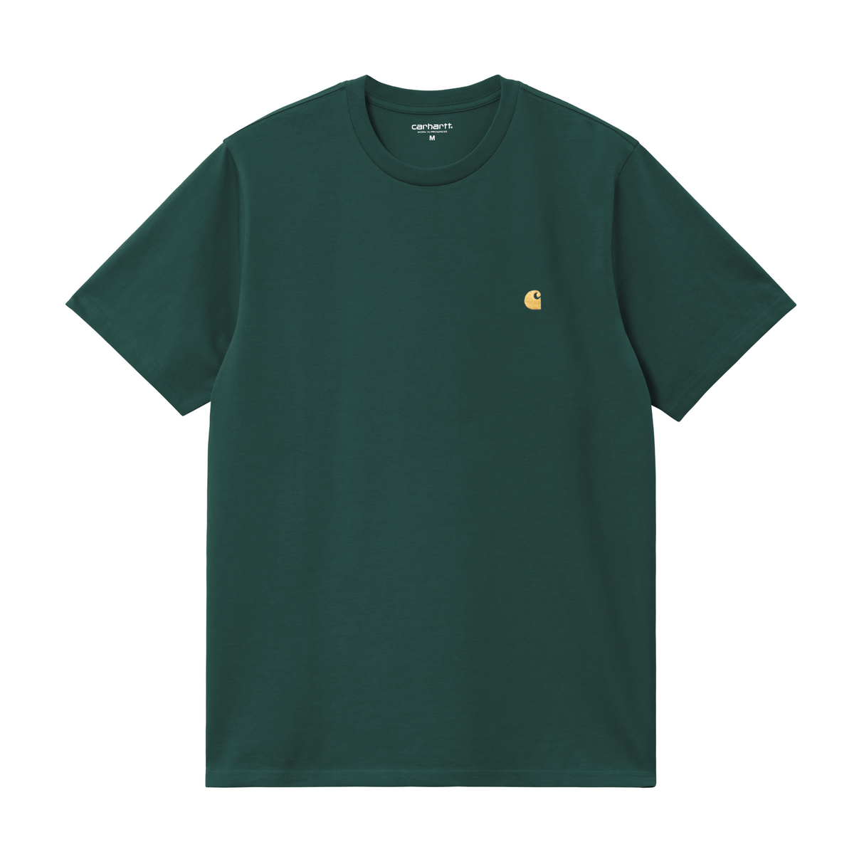 Carhartt WIP Chase T-Shirt - Dark Fir / Gold