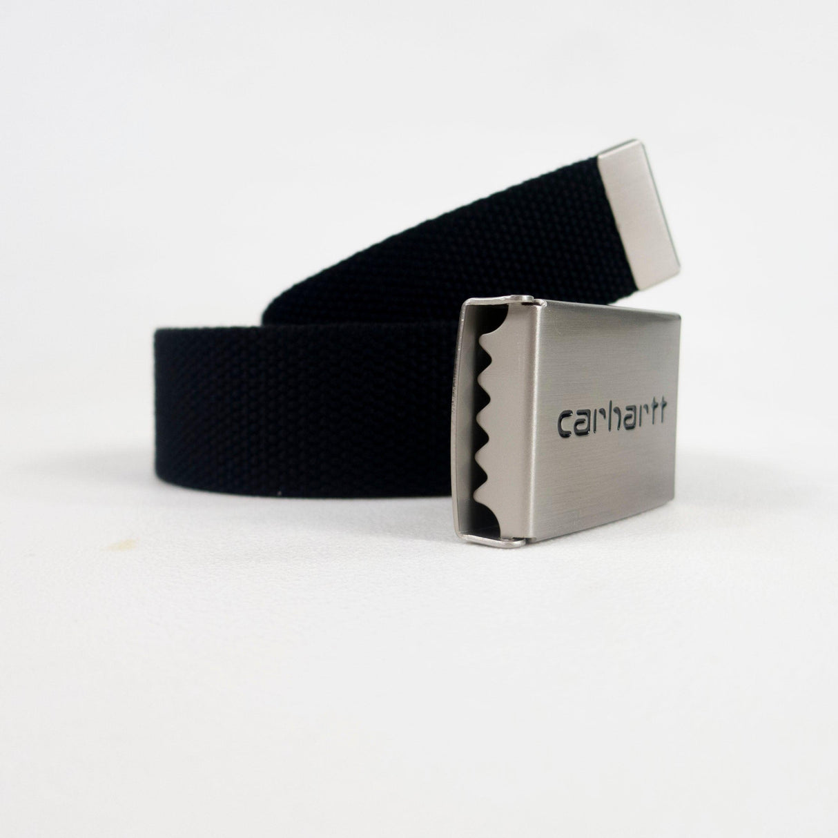 Carhartt WIP Clip Chrome Belt - Black