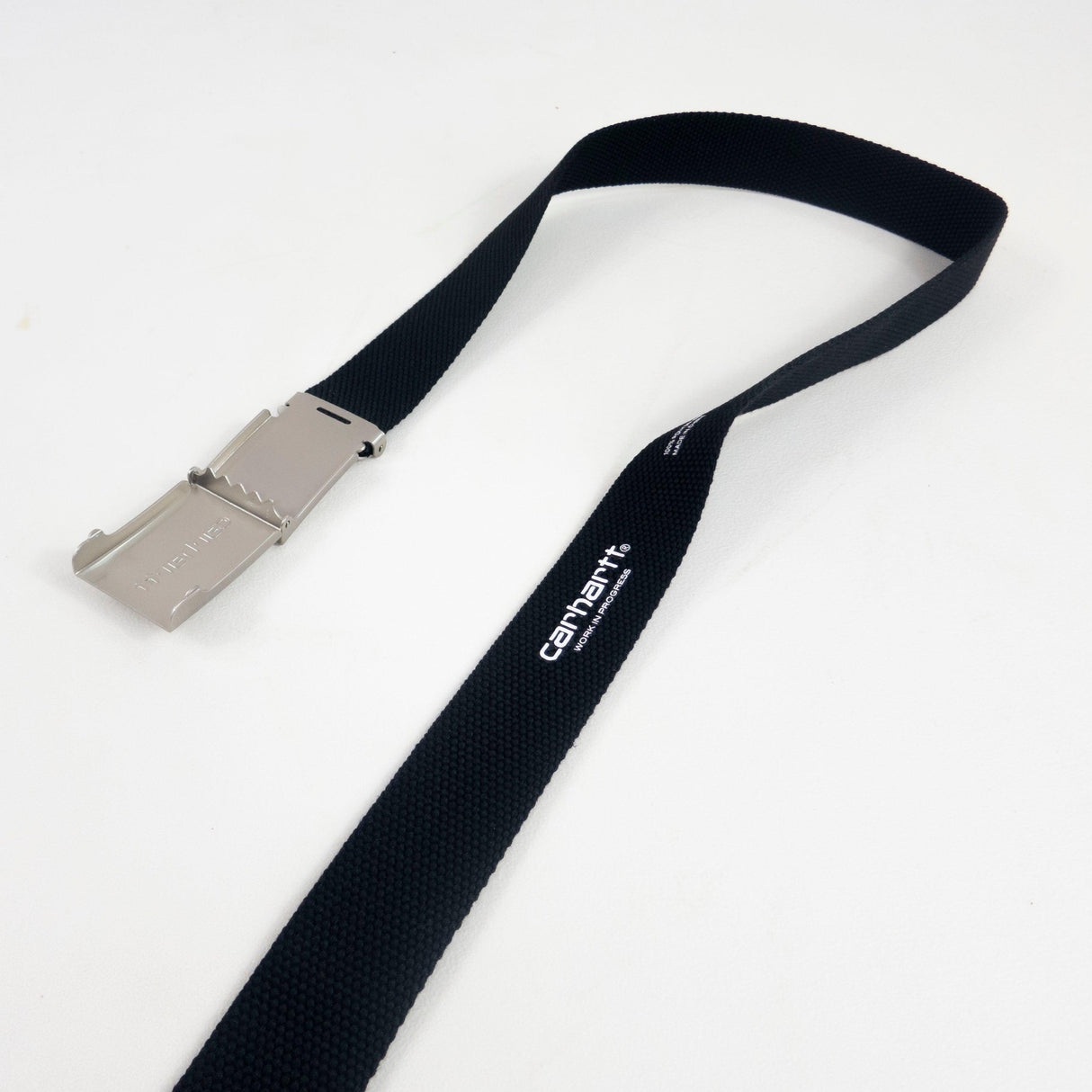 Carhartt WIP Clip Chrome Belt - Black