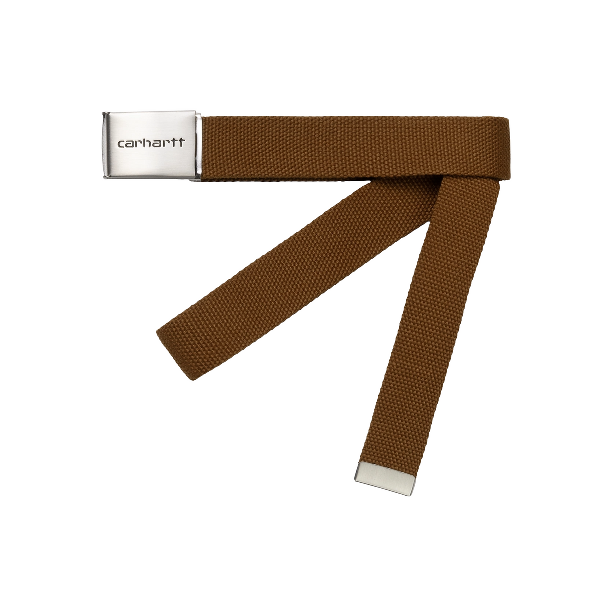 Carhartt WIP Clip Chrome Belt - Hamilton Brown