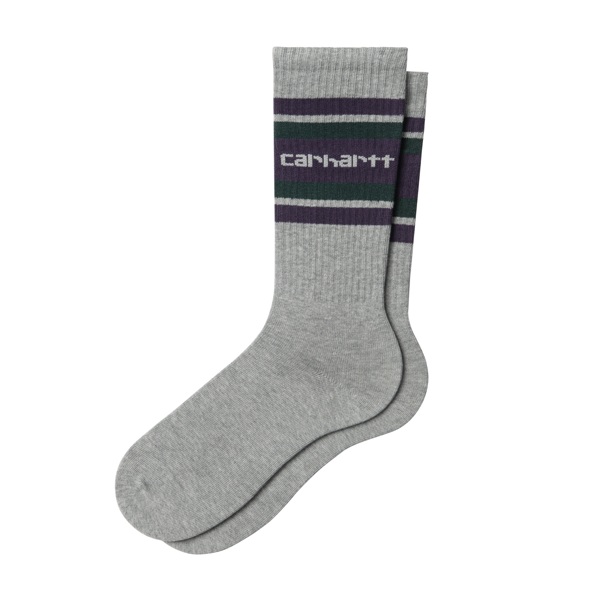 Carhartt WIP Connors Socks - Grey Heather / Lokers / Dark Fir