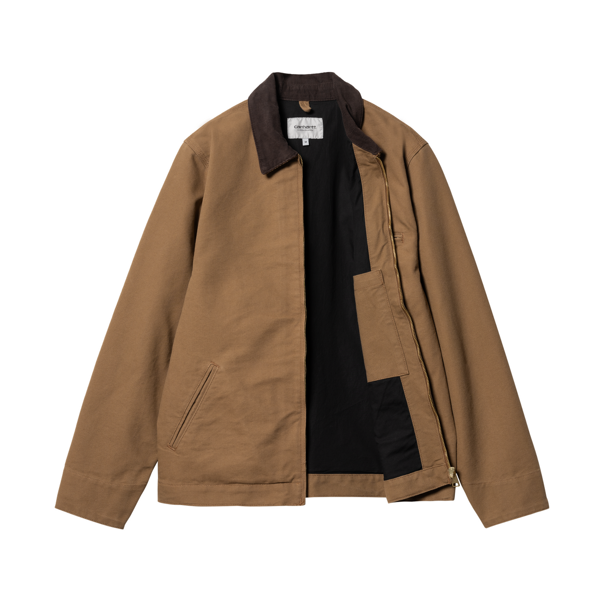 Carhartt WIP Detroit Jacket (Summer) - Hamilton Brown / Tobacco (rinsed)