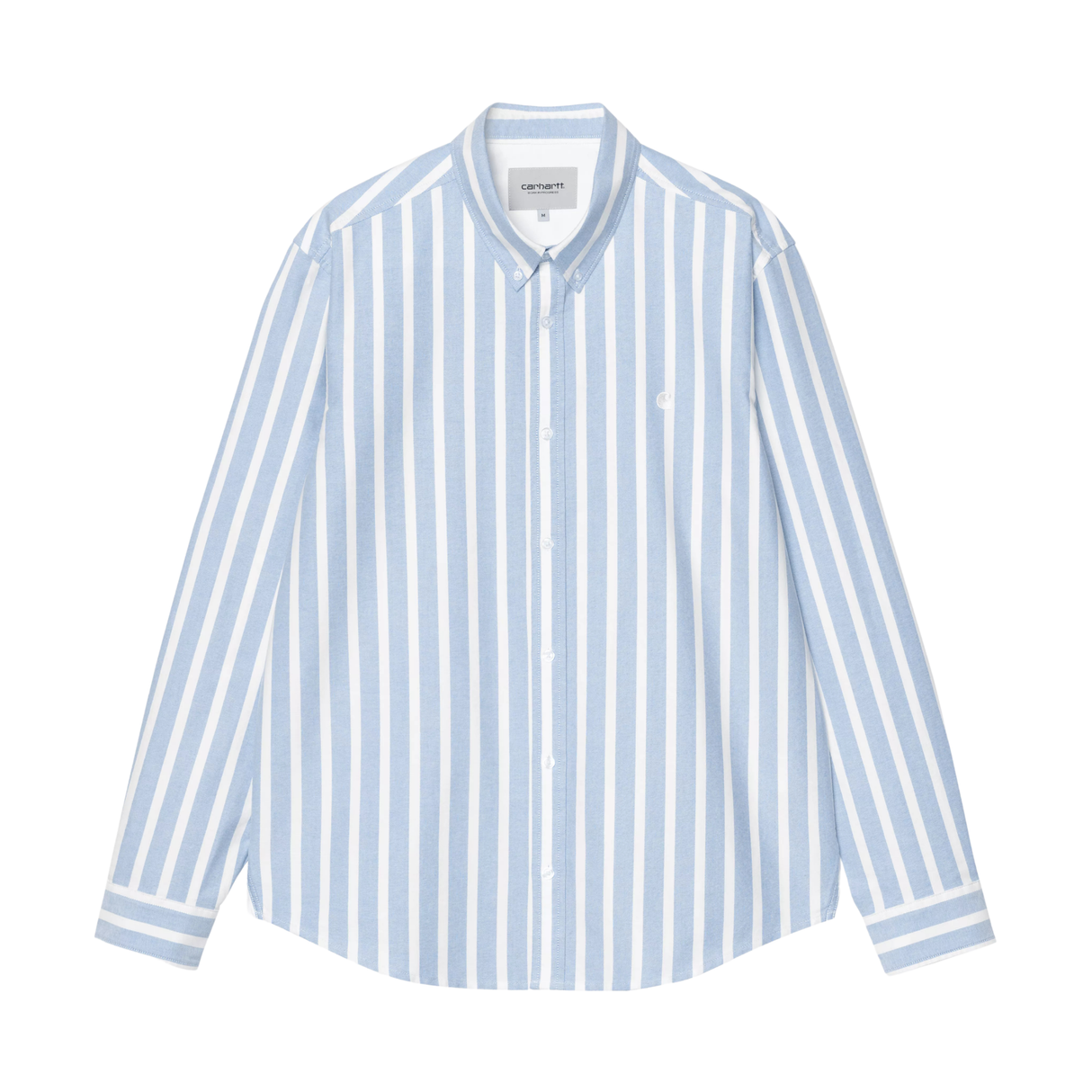 Carhartt WIP Deven Stripe Shirt - Deven Stripe, Bleach / White