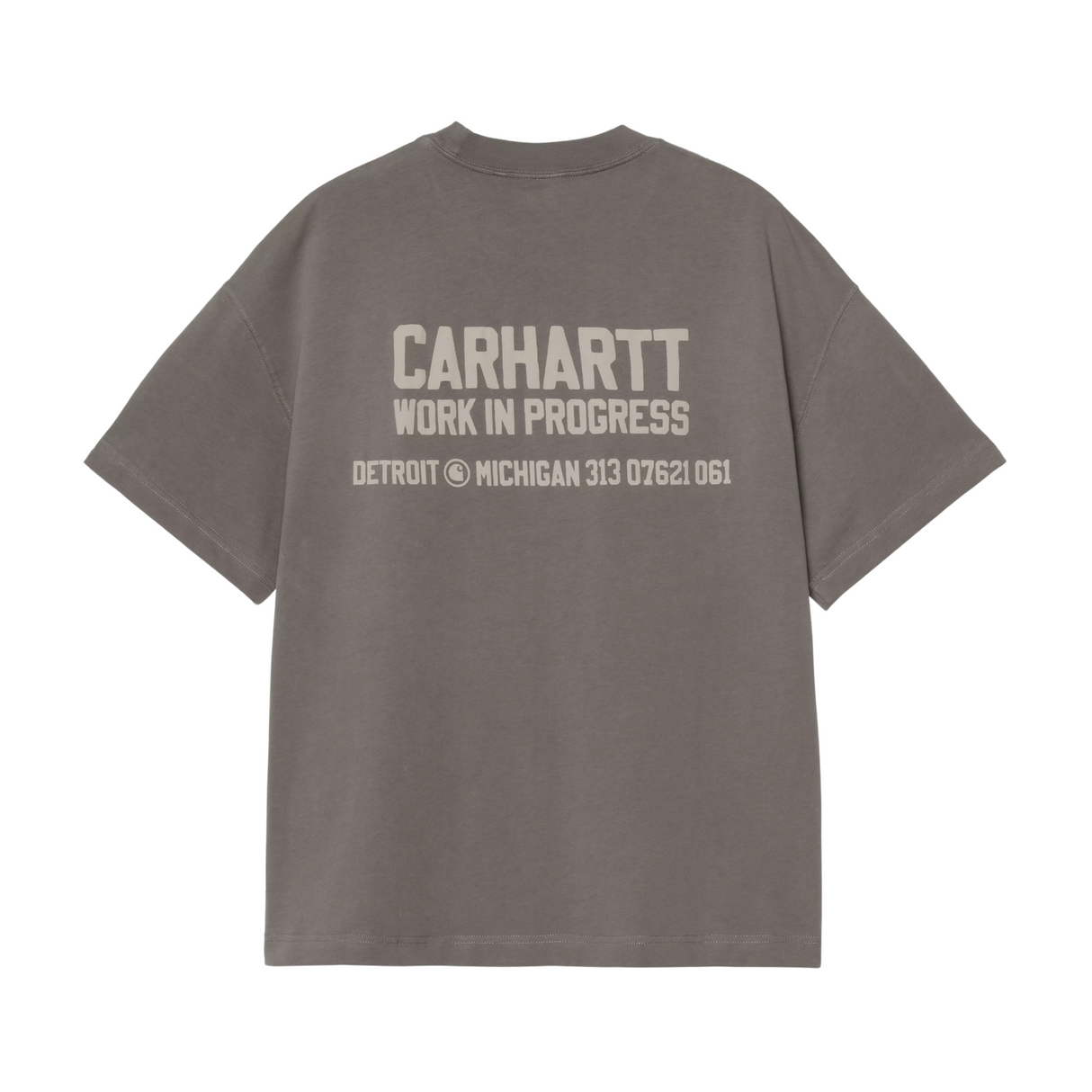 Carhartt WIP Distance T-Shirt - Graphite (stone dyed)