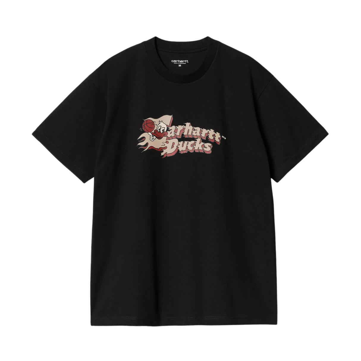Carhartt WIP Flaming Ducks T-Shirt - Black