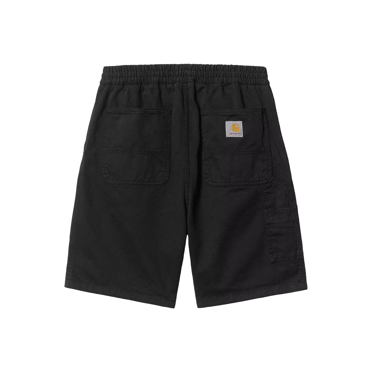 Carhartt WIP Flint Shorts - Black (garment dyed)