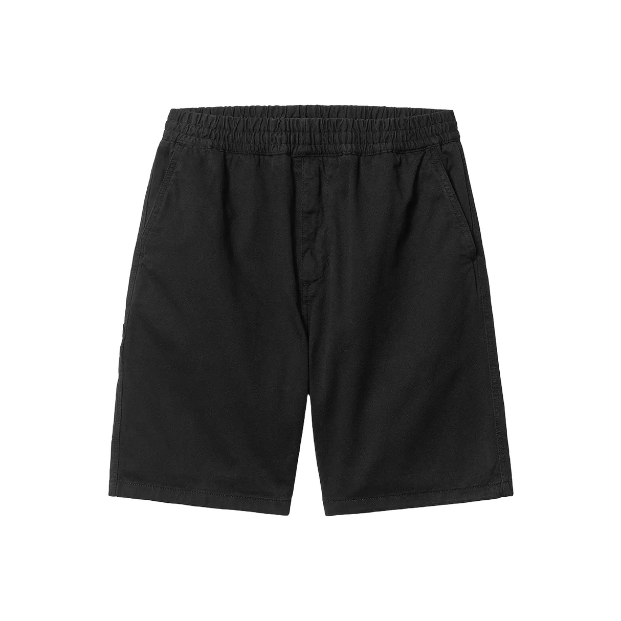 Carhartt WIP Flint Shorts - Black (garment dyed)