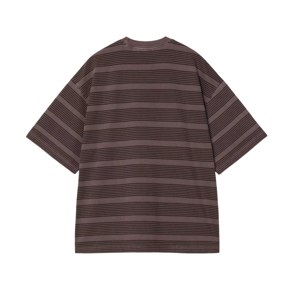 Carhartt WIP Hanson T-Shirt - Hanson Stripe, Palisander (garment dyed)