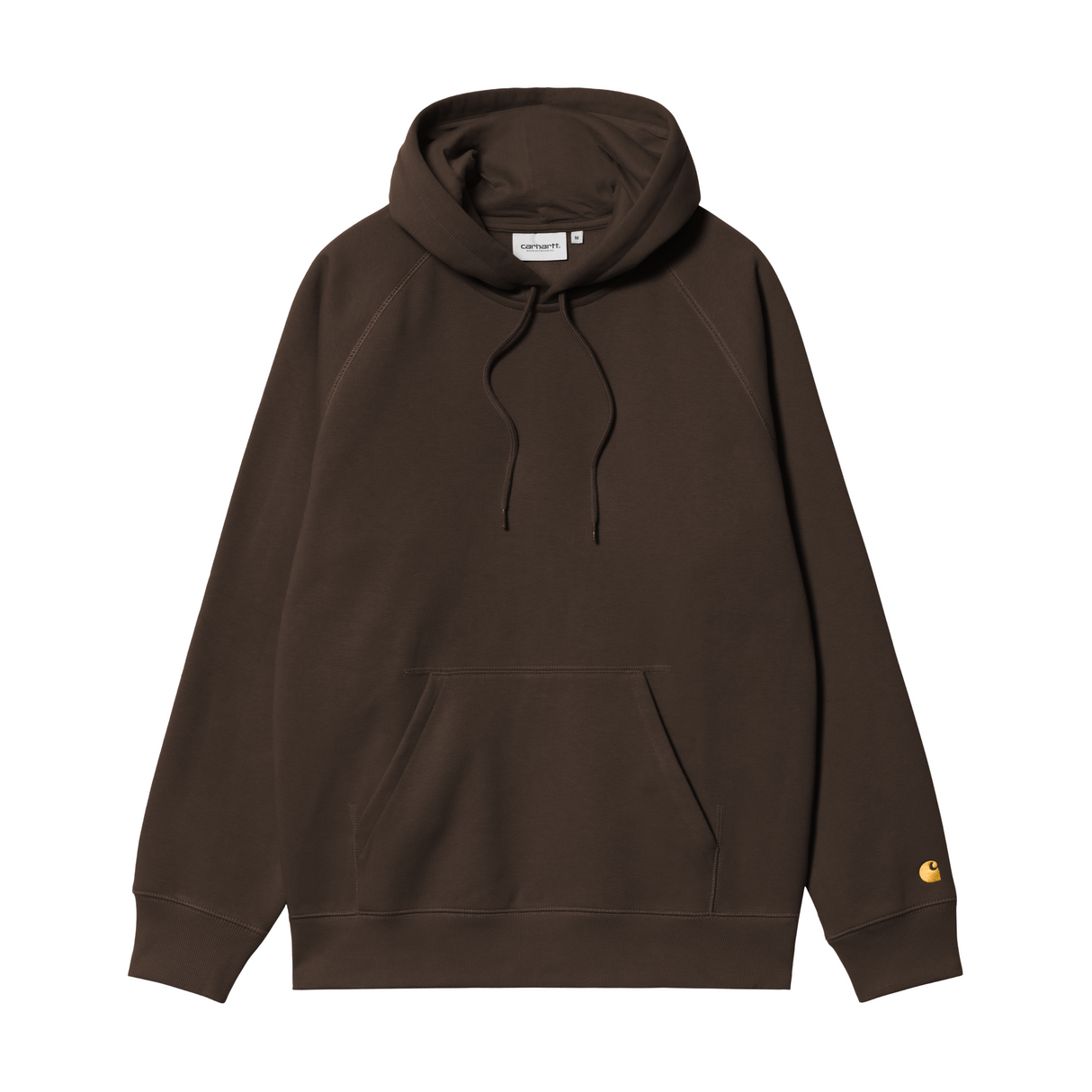 Carhartt WIP Hooded Chase Sweatshirt - Tobacco / Gold