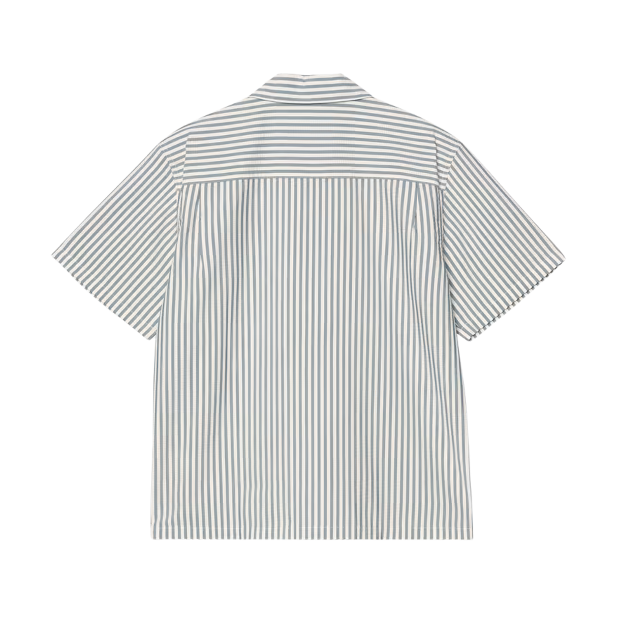 Carhartt WIP Leavel Shirt - Leavel Stripe, Blue River