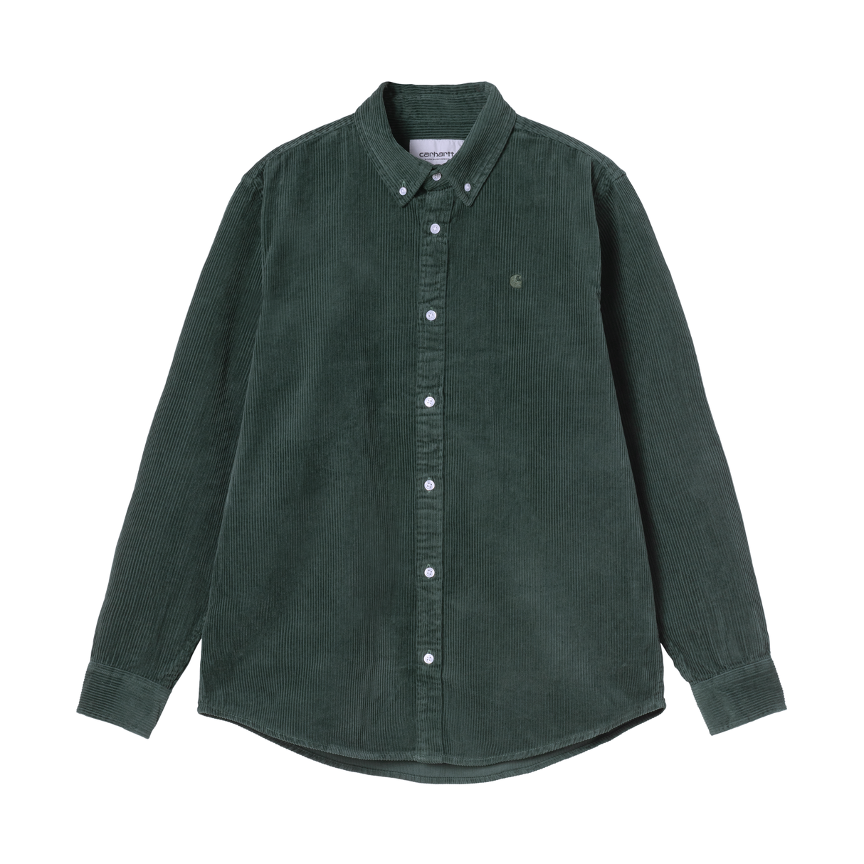 Carhartt WIP Madison Fine Cord Shirt - Sycamore Tree / Sycamore Tree