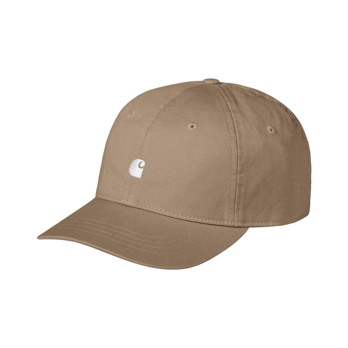 Carhartt WIP Madison Logo Cap - Leather / White