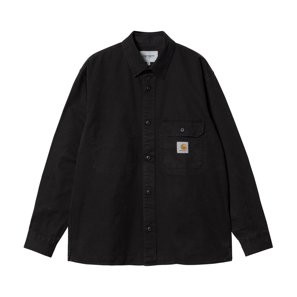 Carhartt WIP Reno Shirt Jacket - Black (garment dyed)