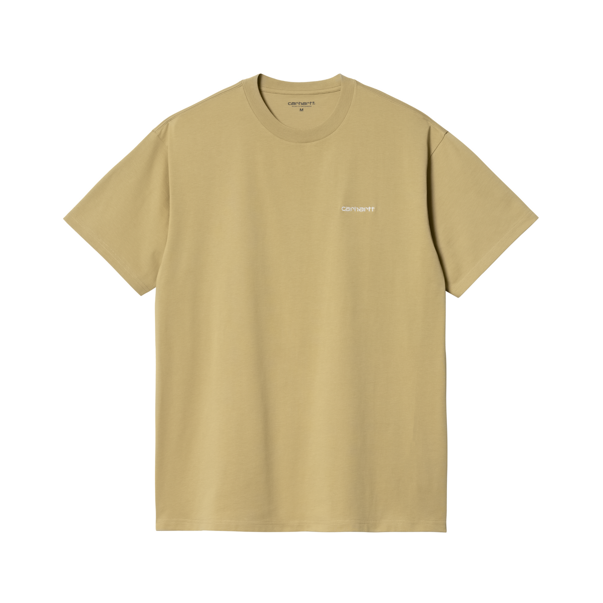Carhartt WIP Script Embroidery T-Shirt - Agate / White
