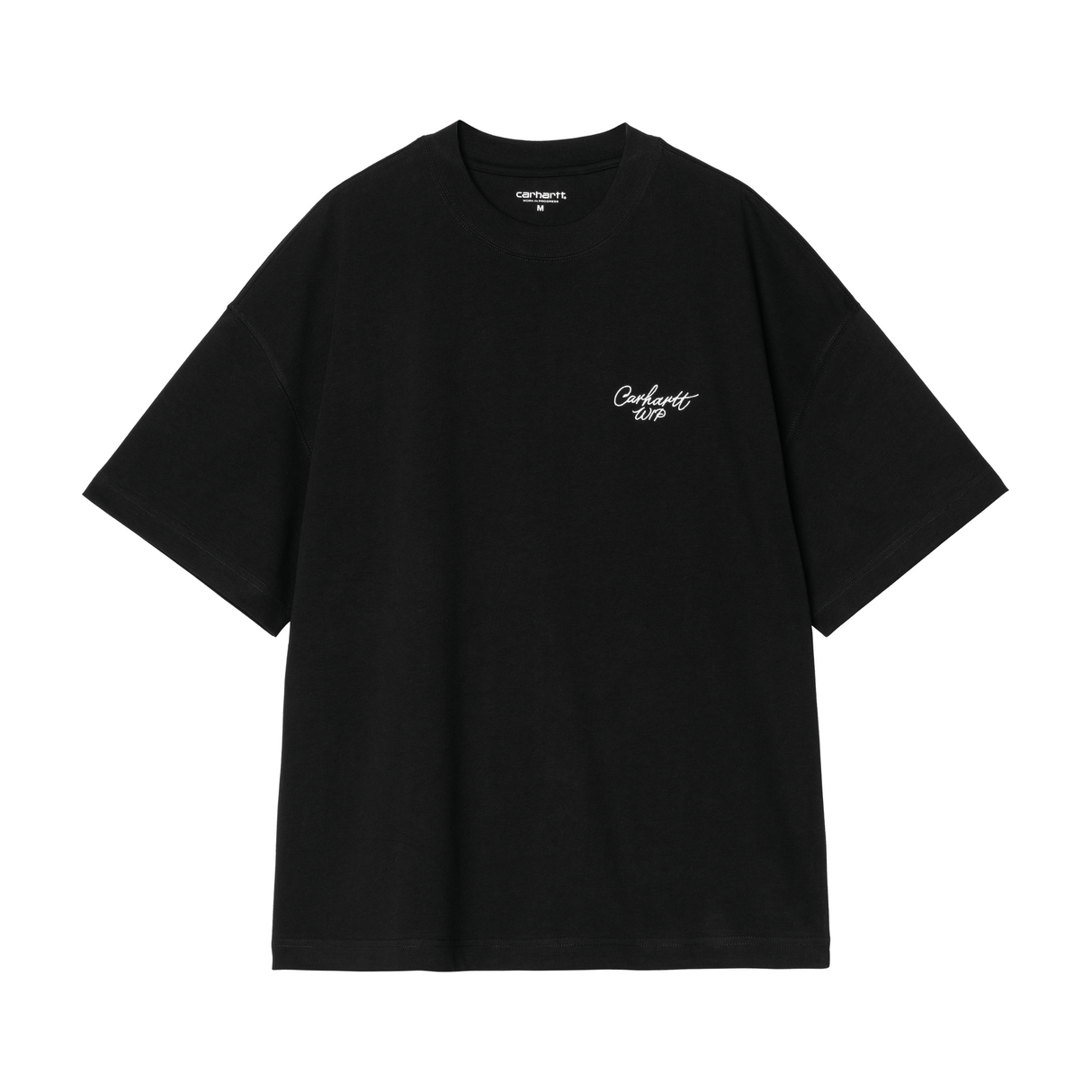 Carhartt WIP Signature Script T-Shirt - Black / White