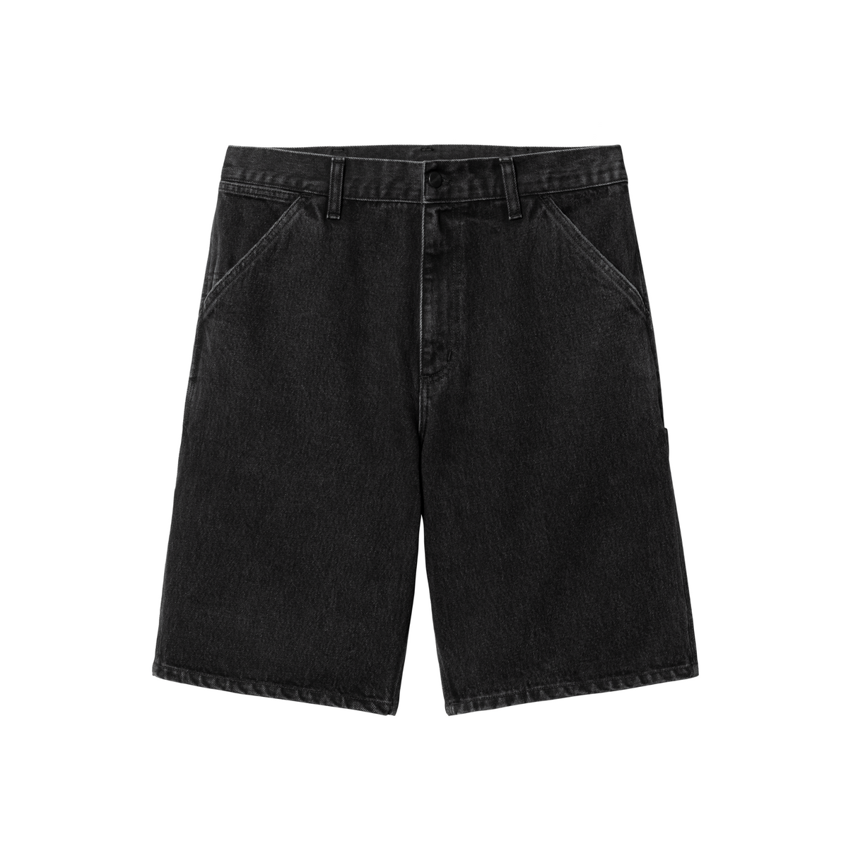 Carhartt WIP Single Knee Shorts - Black (stone washed)