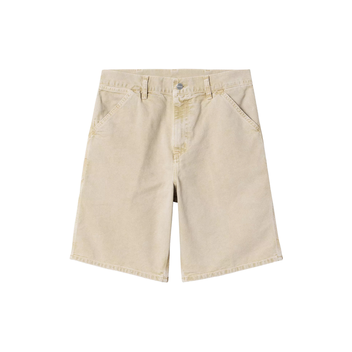 Carhartt WIP Single Knee Shorts - Dusty Hamilton Brown (chalk wash)