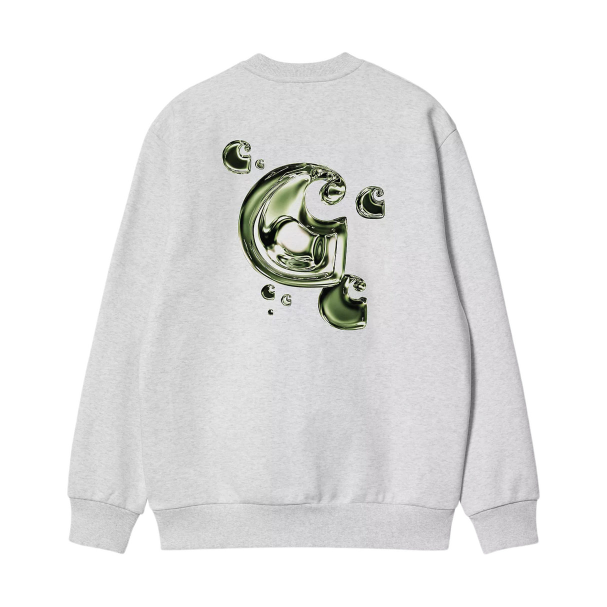 Carhartt WIP Solar Chrome Sweatshirt - Ash Heather