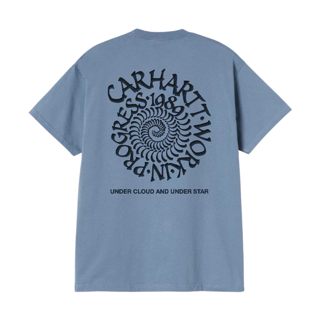 Carhartt WIP Spirals T-Shirt - Gentle Blue