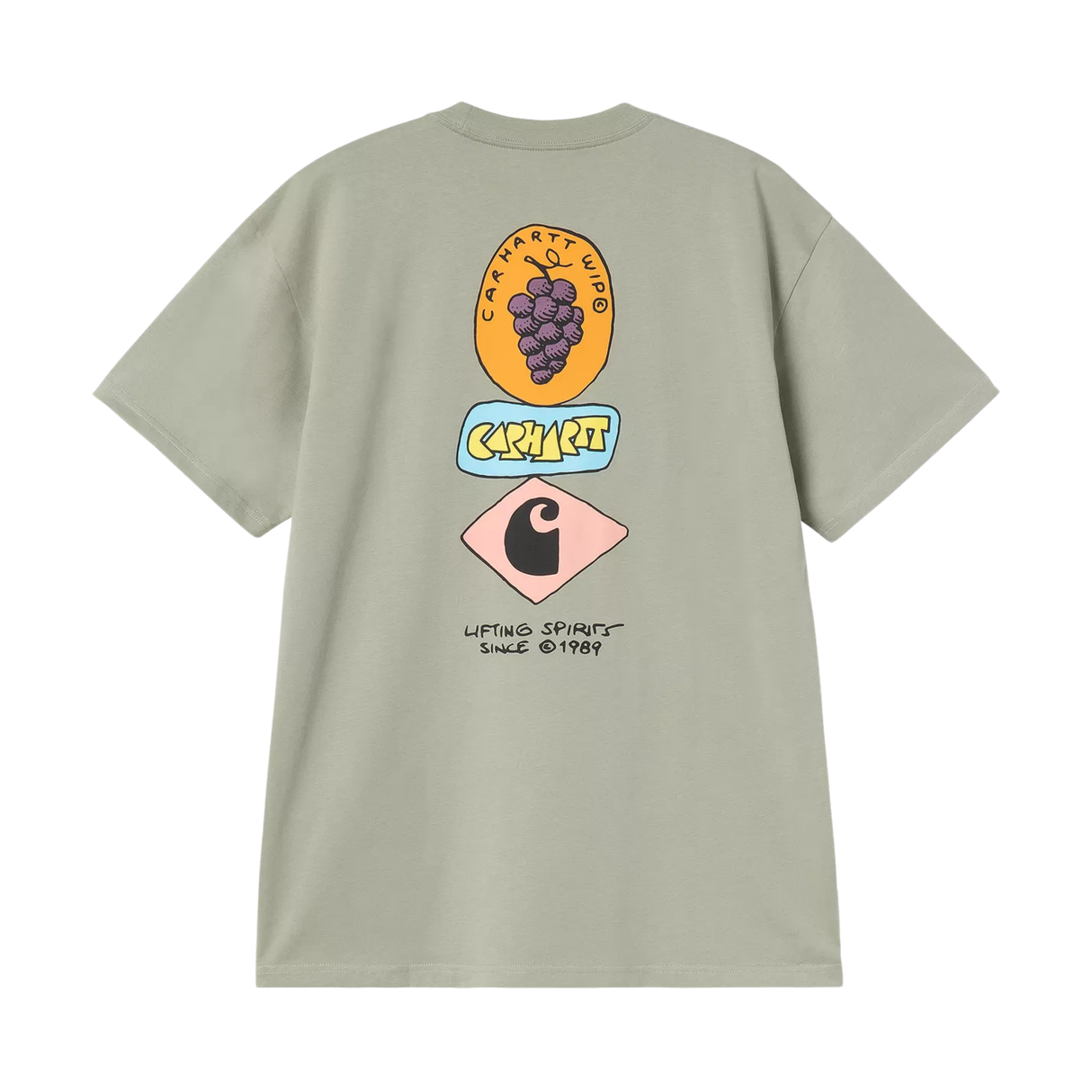 Carhartt WIP Stacked Grapes T-Shirt - Shady Green