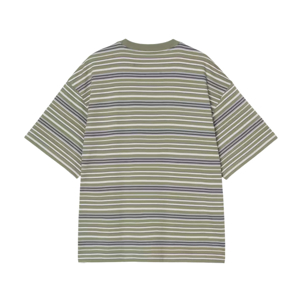 Carhartt WIP Zane T-Shirt - Zane Stripe, Dollar Green
