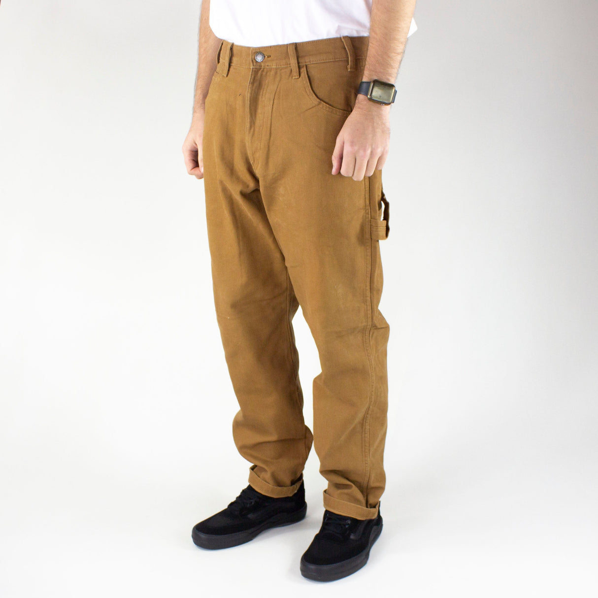 Dickies Duck Canvas Carpenter Pant - Stone Washed Brown Duck