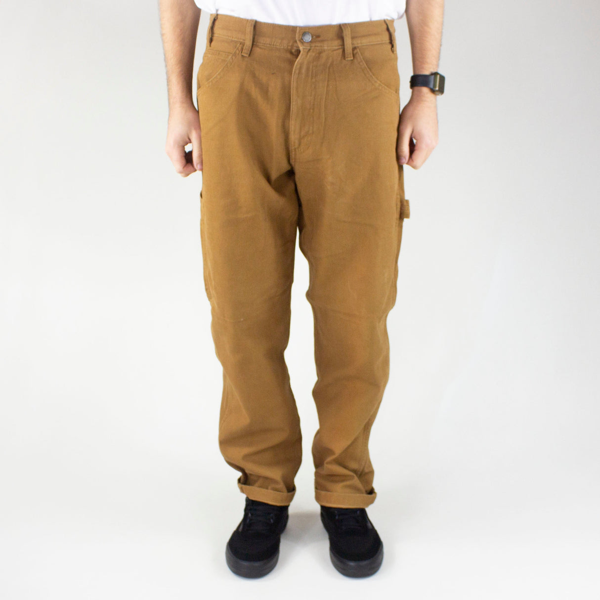 Dickies Duck Canvas Carpenter Pant - Stone Washed Brown Duck
