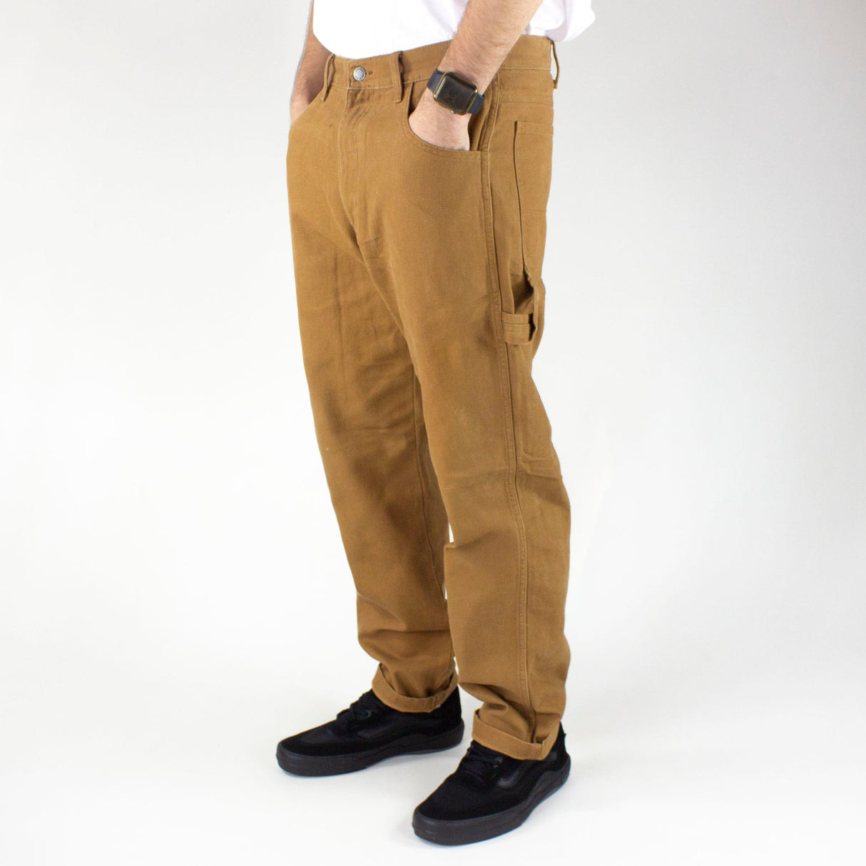 Dickies Duck Canvas Carpenter Pant - Stone Washed Brown Duck