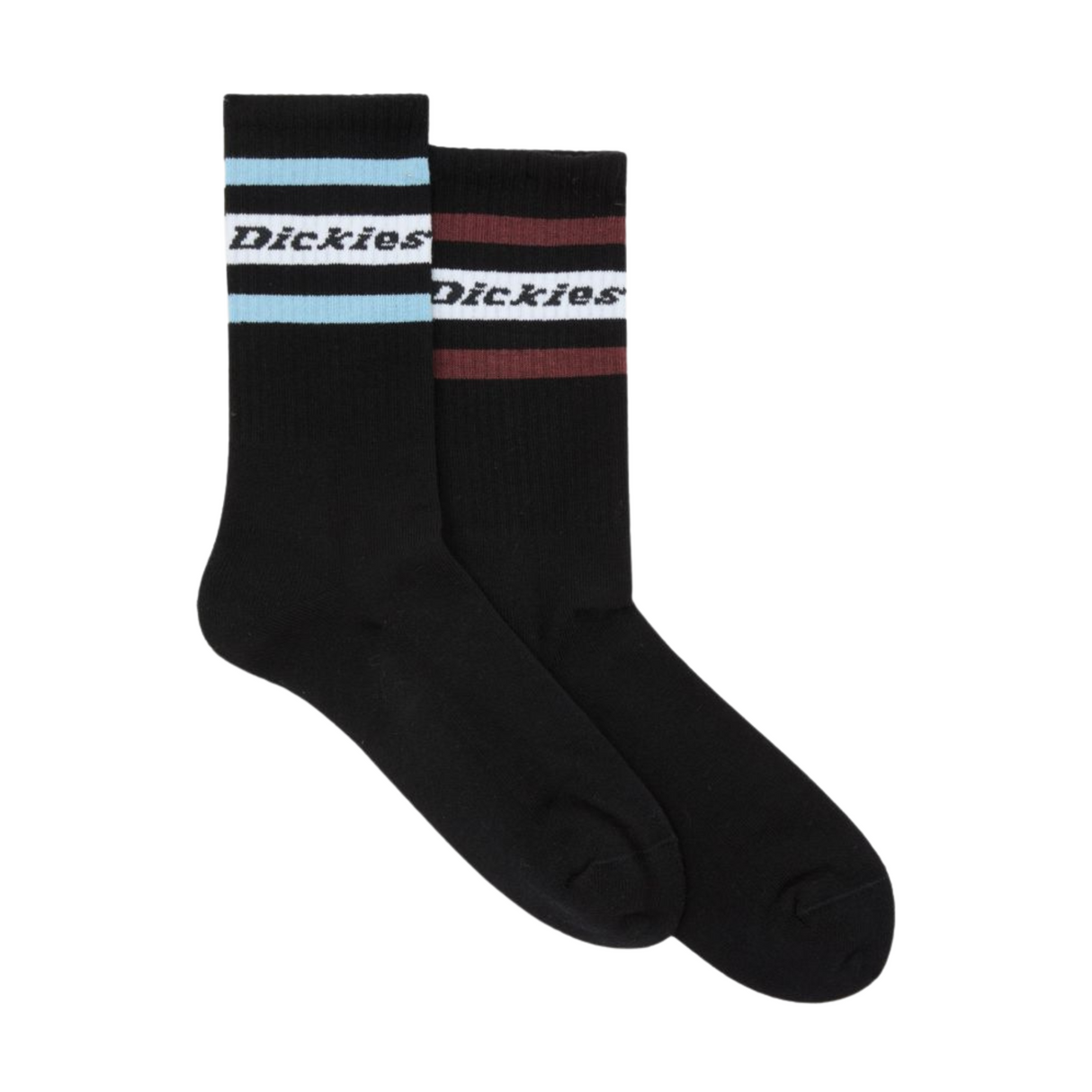 Dickies Genola Socks - Black / Tibetan Red