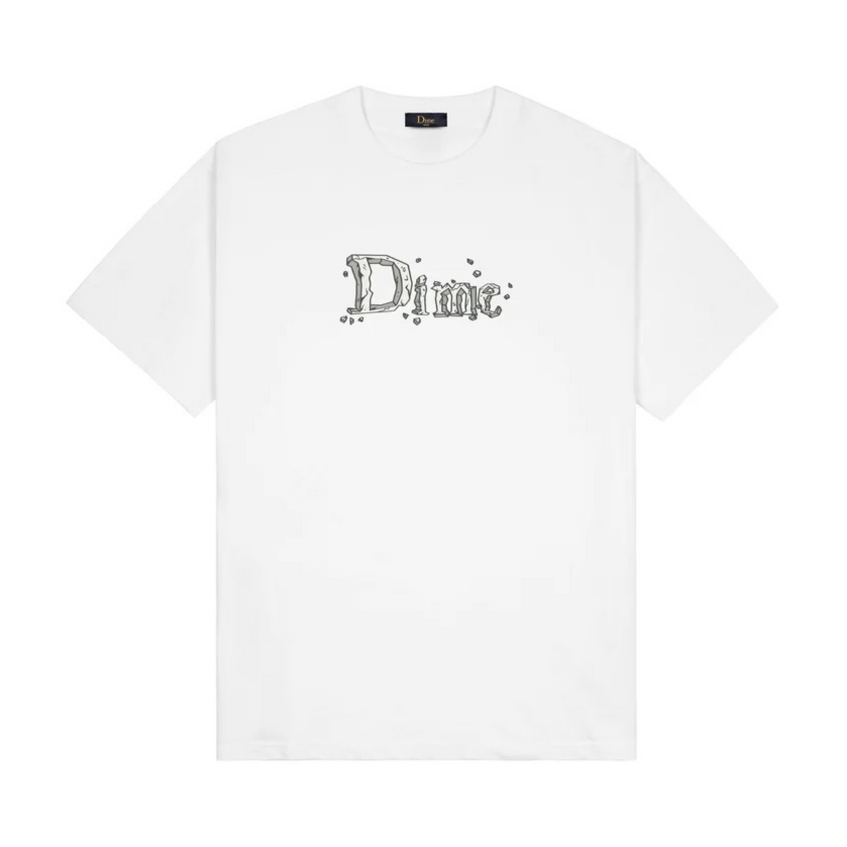 Dime Classic Stone T-Shirt - White