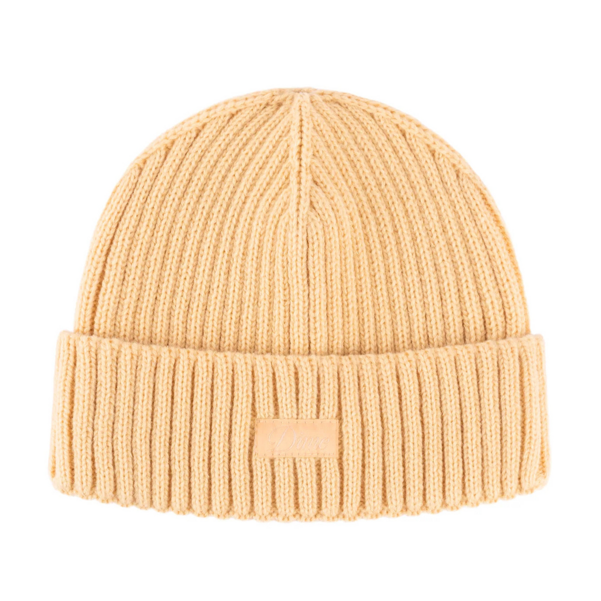 Dime Cursive Fold Beanie - Sand