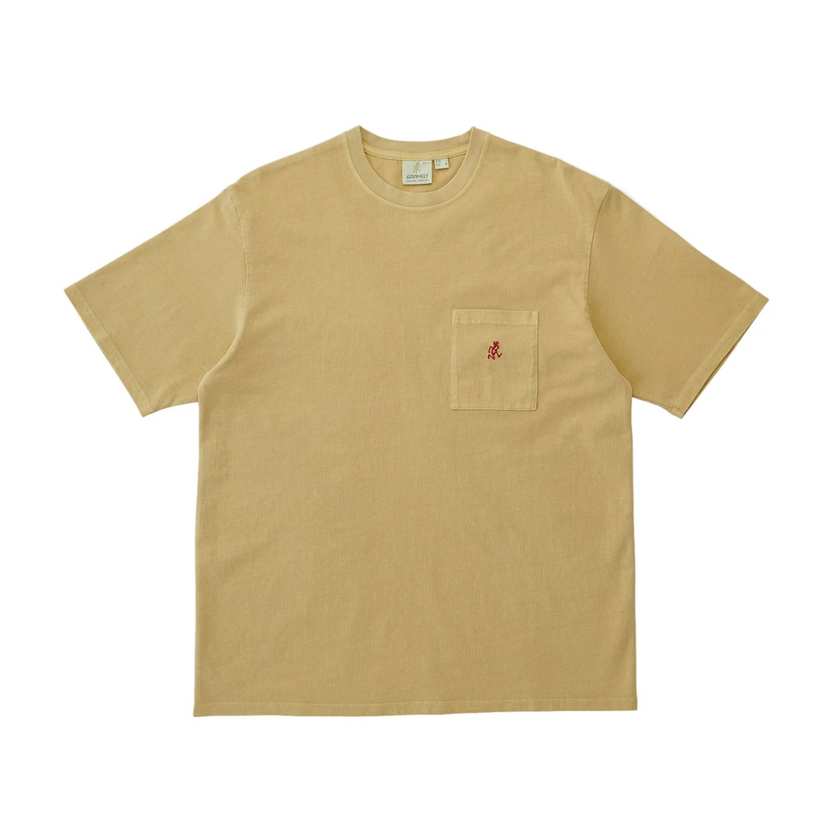 Gramicci One Point Pigment Dyed T-Shirt - Mustard