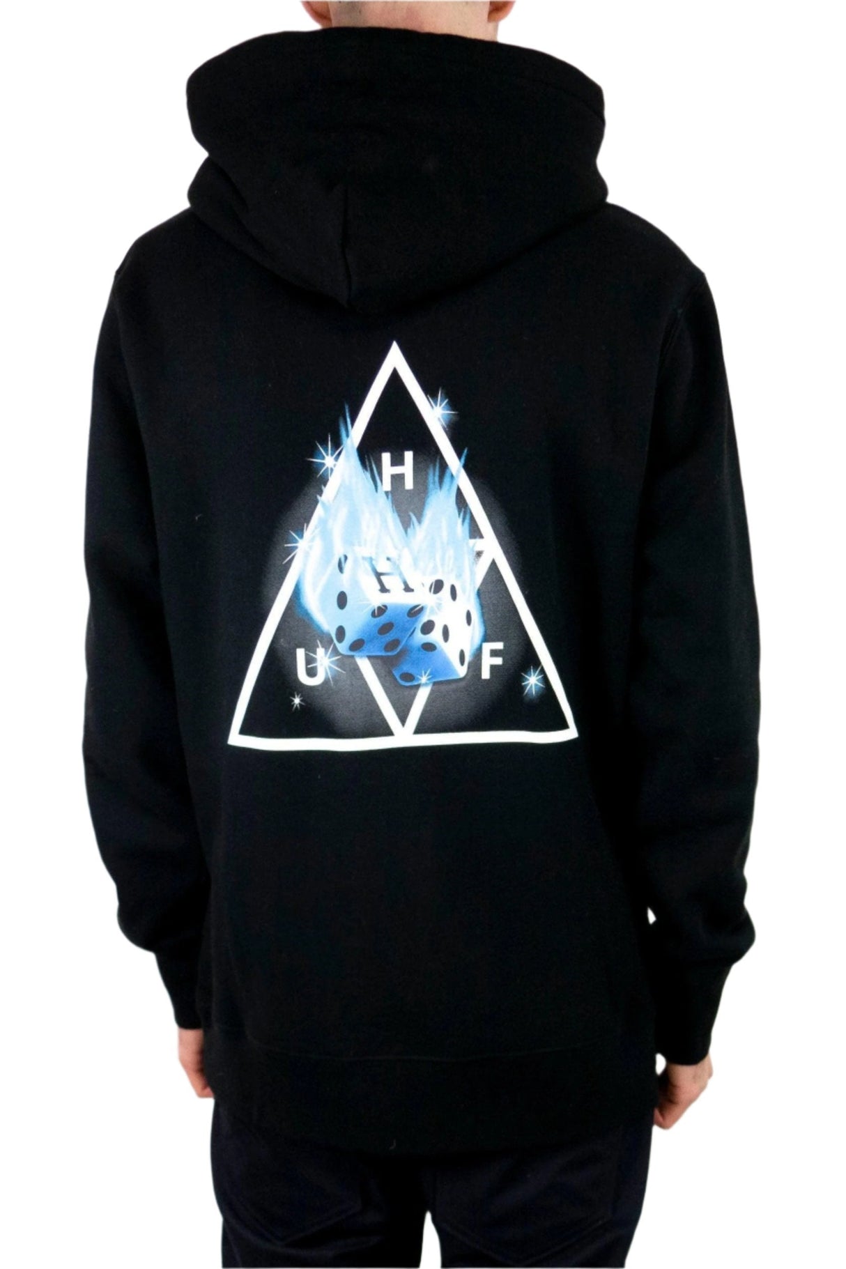 HUF Hot Dice Triple Triangle Hoodie - Black