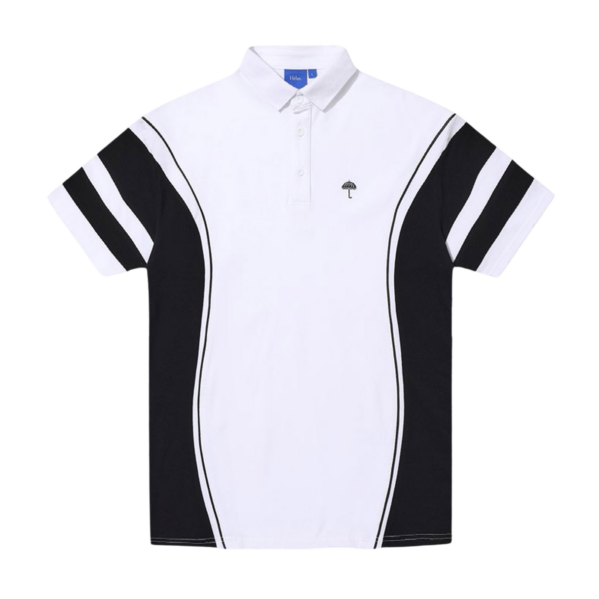 Helas Match Point Polo Shirt - Black / White
