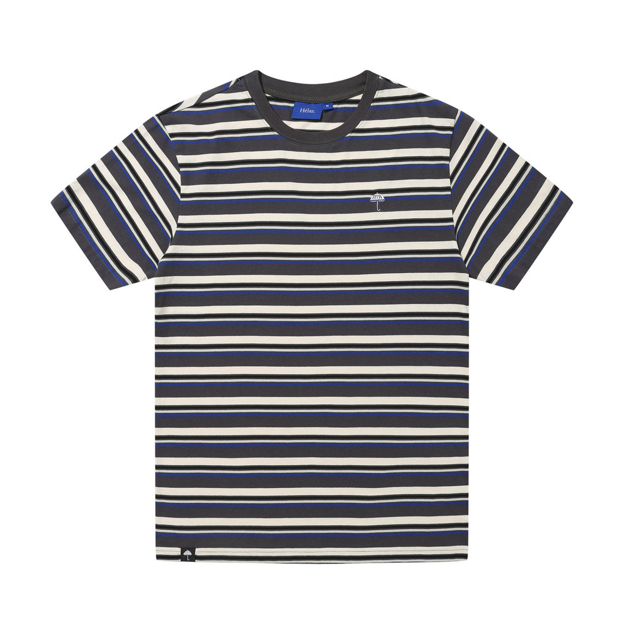 Helas Rayo Striped T-Shirt - Grey