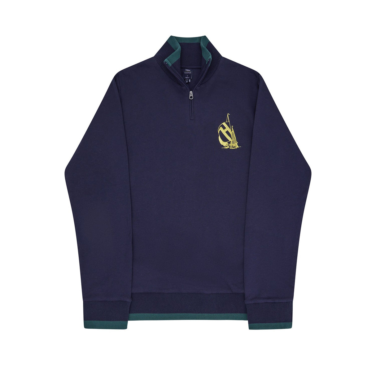 Helas x Nautica Rainier Quarter Zip Sweatshirt - Navy