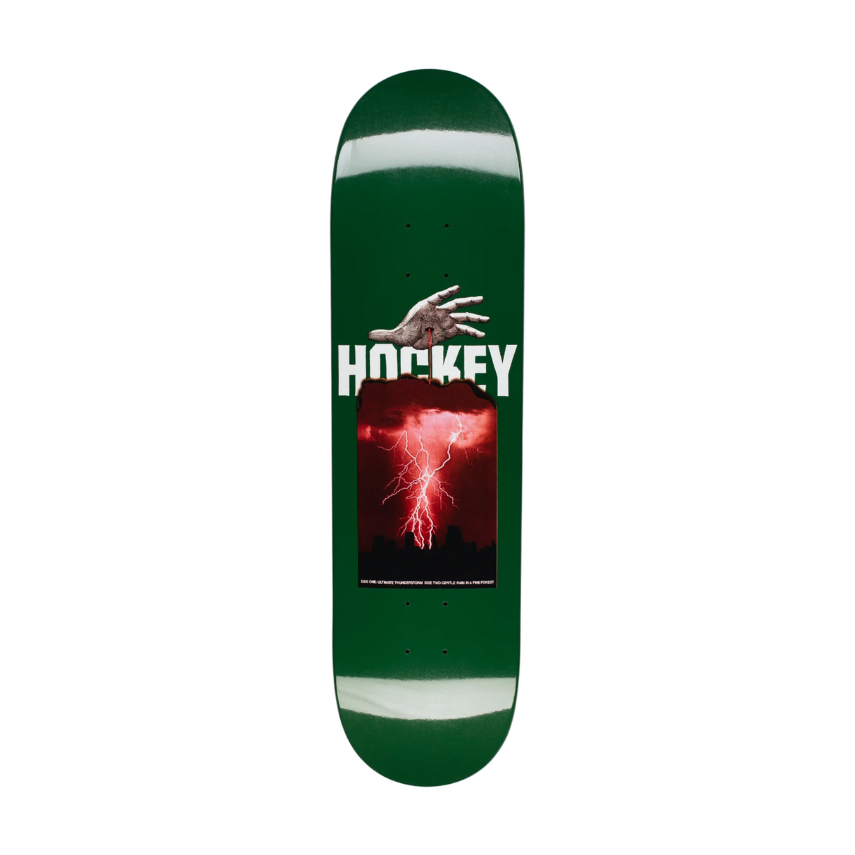 Hockey Side Once Nik Stain Deck 8.25" - Green