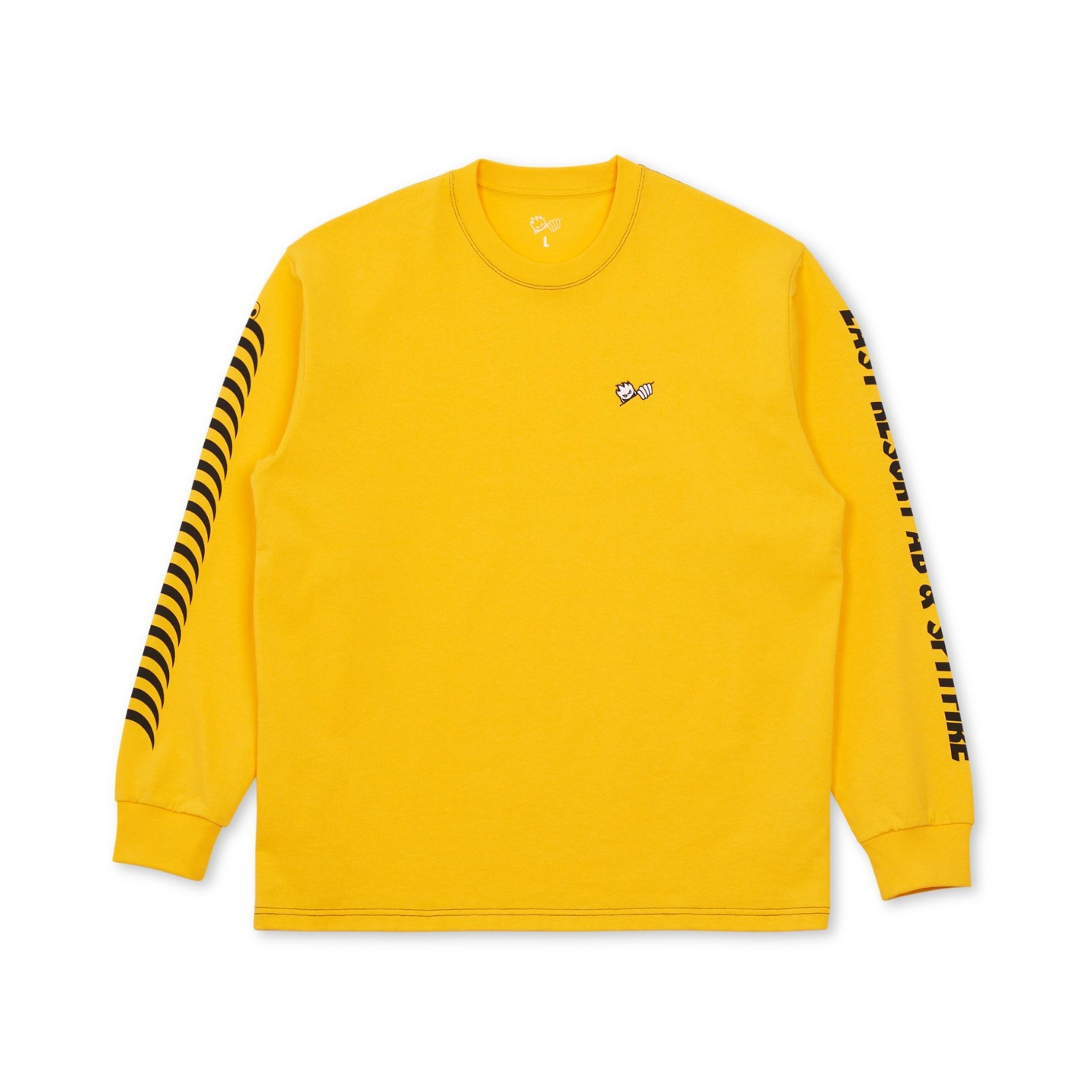 Last Resort AB x Spitfire Long Sleeve T Shirt Yellow exclusive