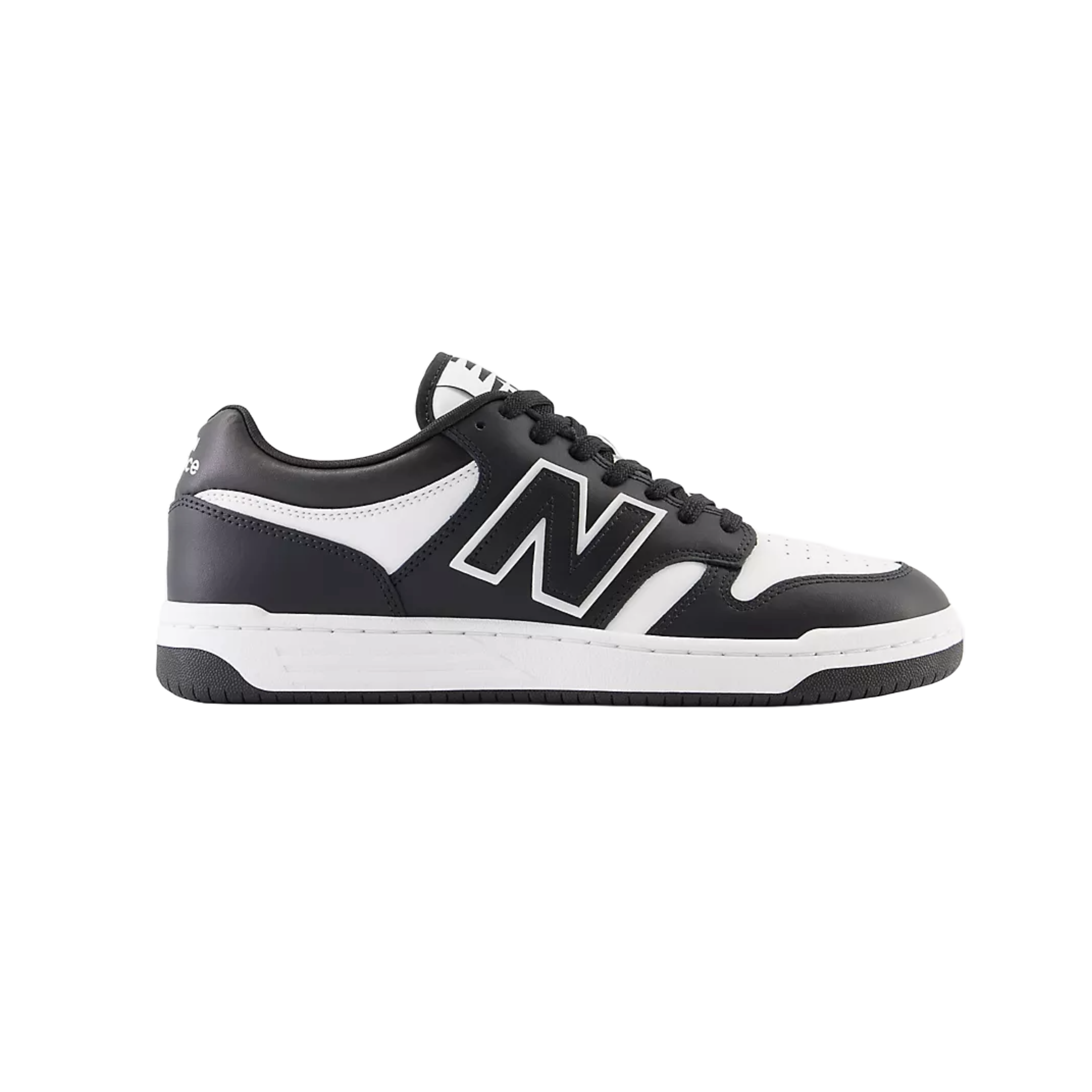 New Balance 480 Shoes Black White BB480LBA exclusive at Remix