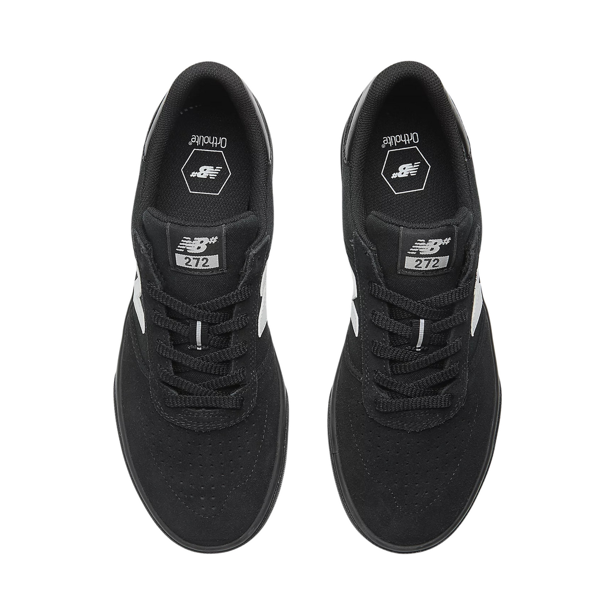 New Balance Numeric 272 Shoes - Black / Black / White (NM272BWD)
