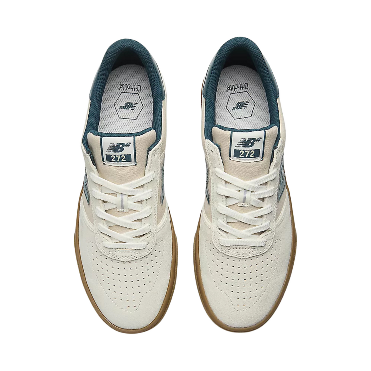 New Balance Numeric 272 Shoes - Sea Salt / Deep Ocean (NM272RPU)