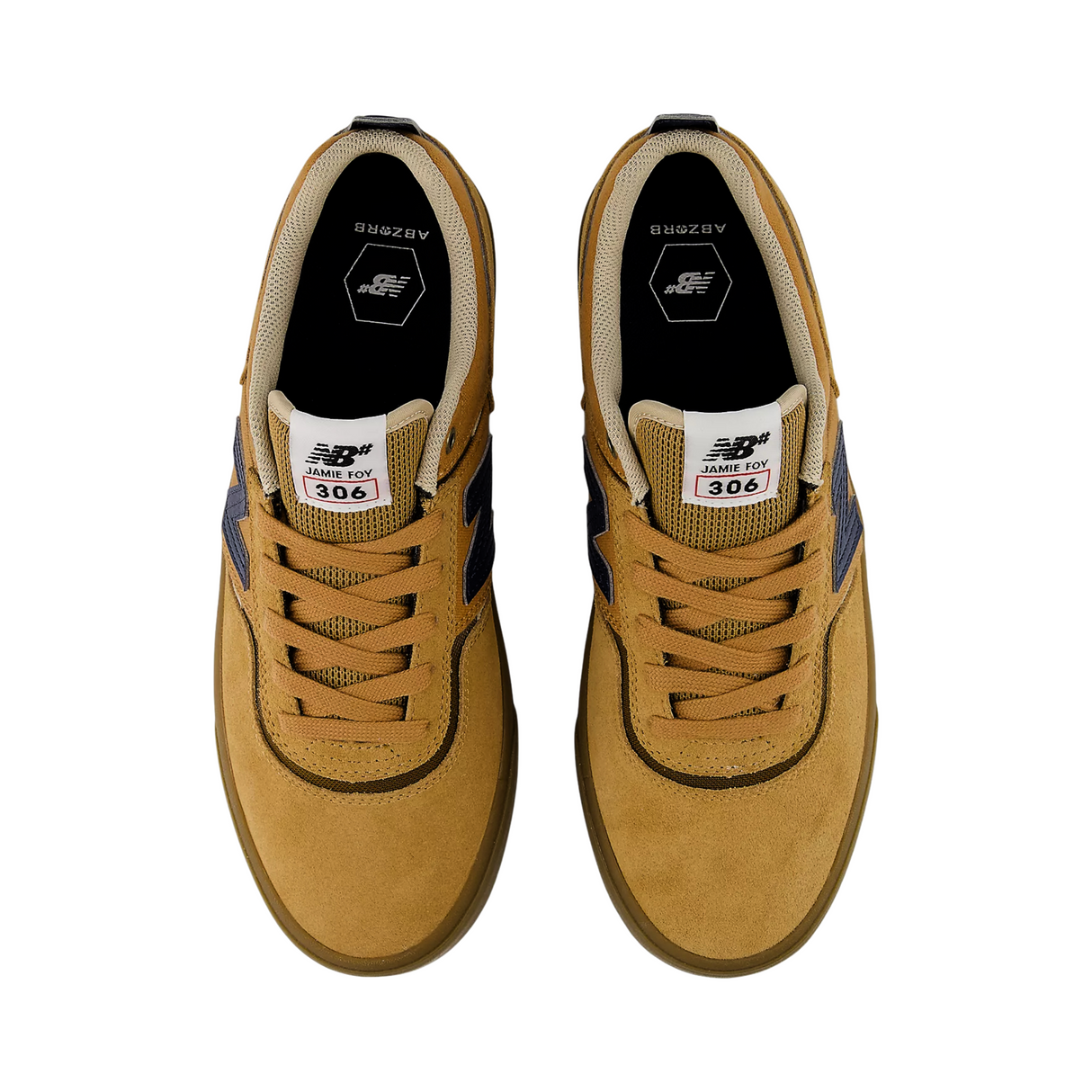 New Balance Numeric 306 Jamie Foy Shoes - Baked Clay / Navy (NM306TNB)